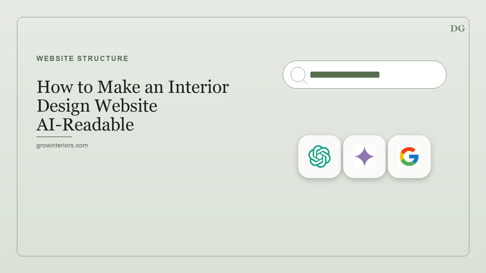 How to Make an Interior Design Website AI-Readable