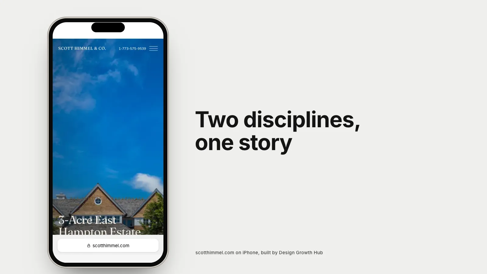 One Website for an Architecture and Interior Design Practice