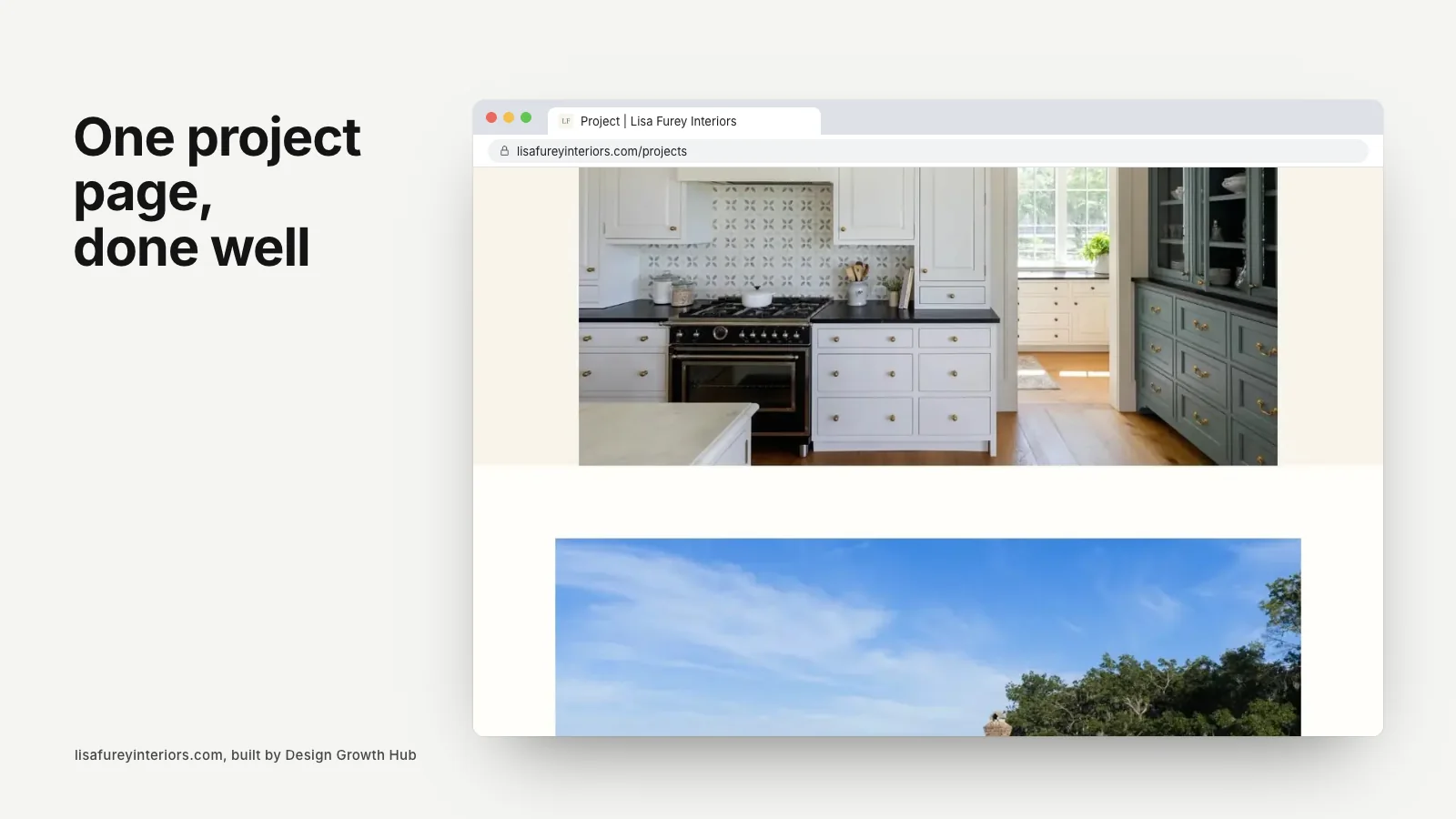 An Architecture Portfolio Project Page Example