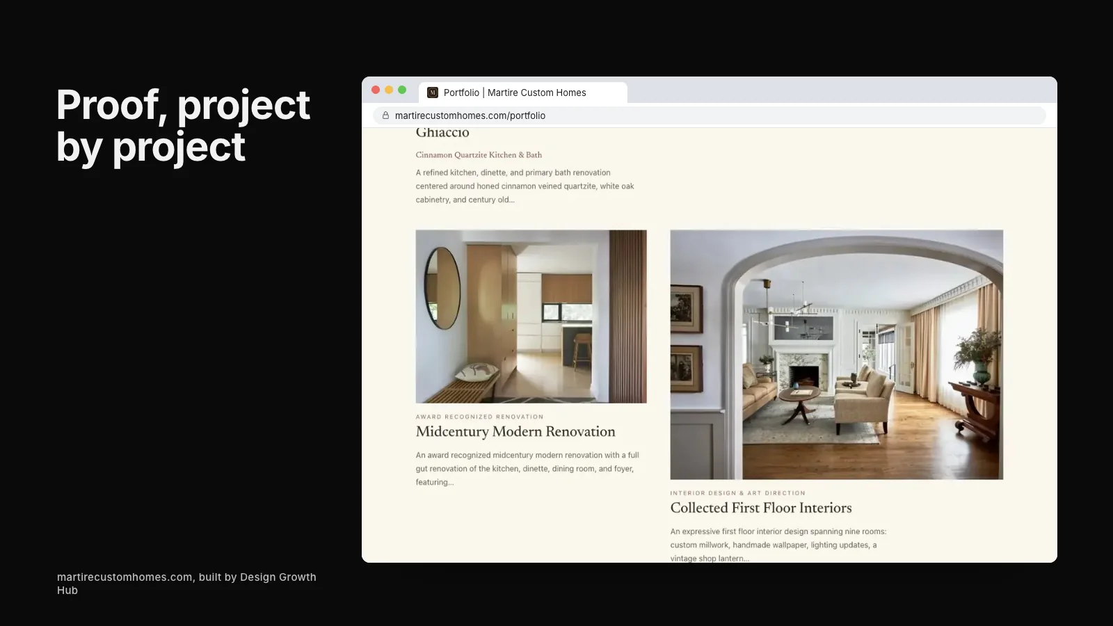 Building a Construction Company Portfolio Website