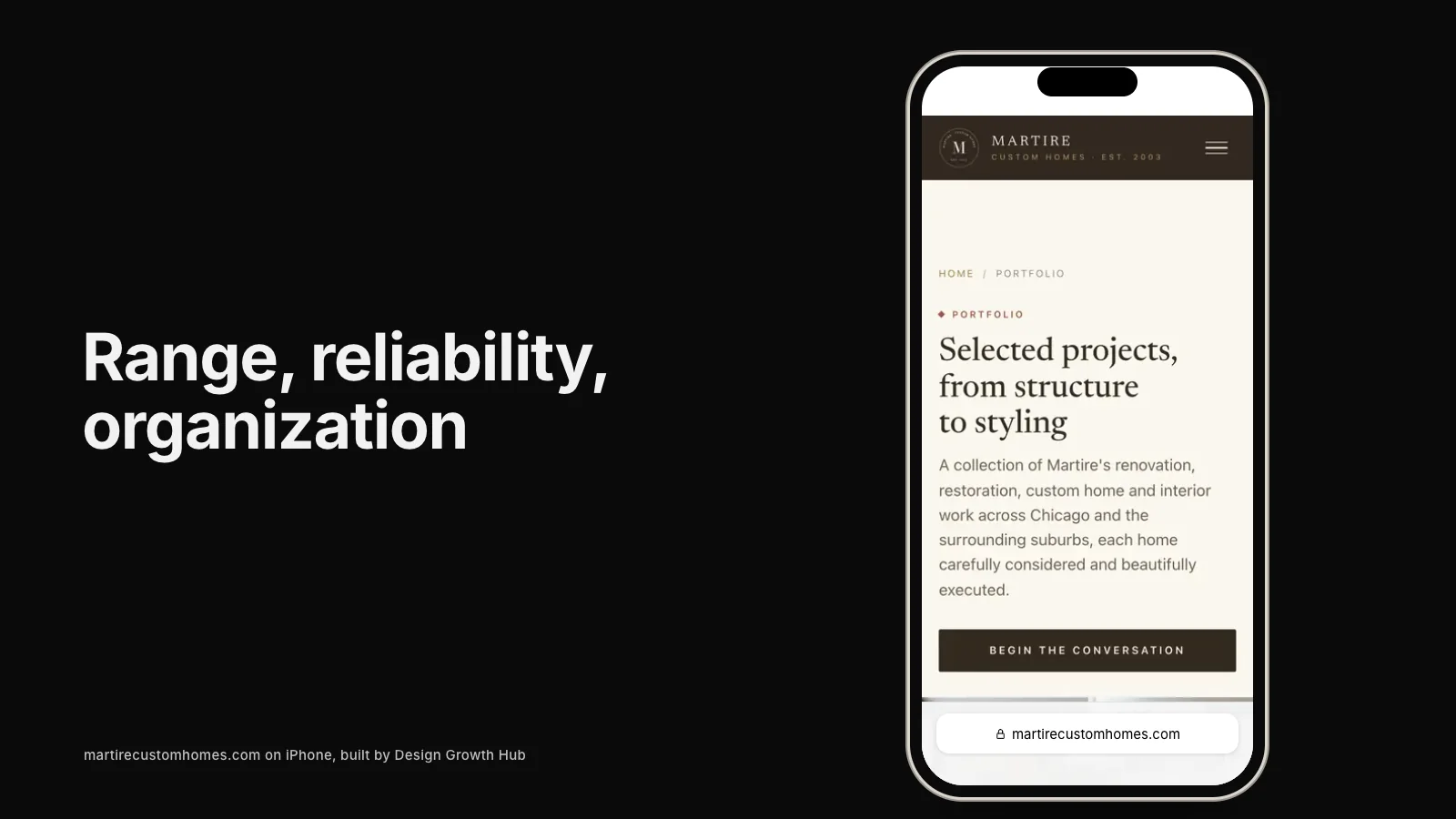 General Contractor Website Design for Residential Work