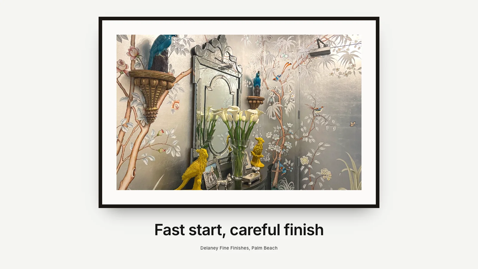AI website builder generating an interior design studio homepage on a laptop