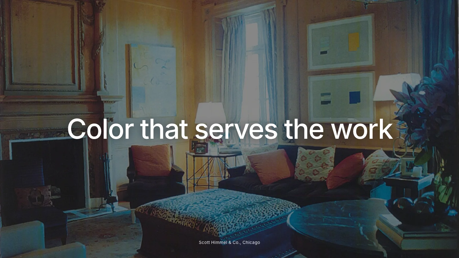 Picking a Color Palette for an Interior Design Website