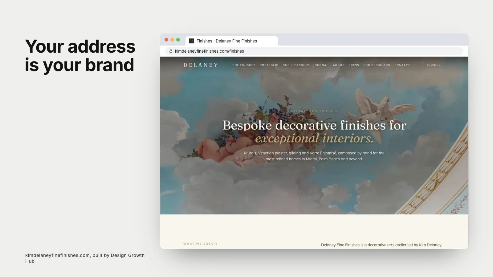 Free Domain or Your Own Domain for a Design Website