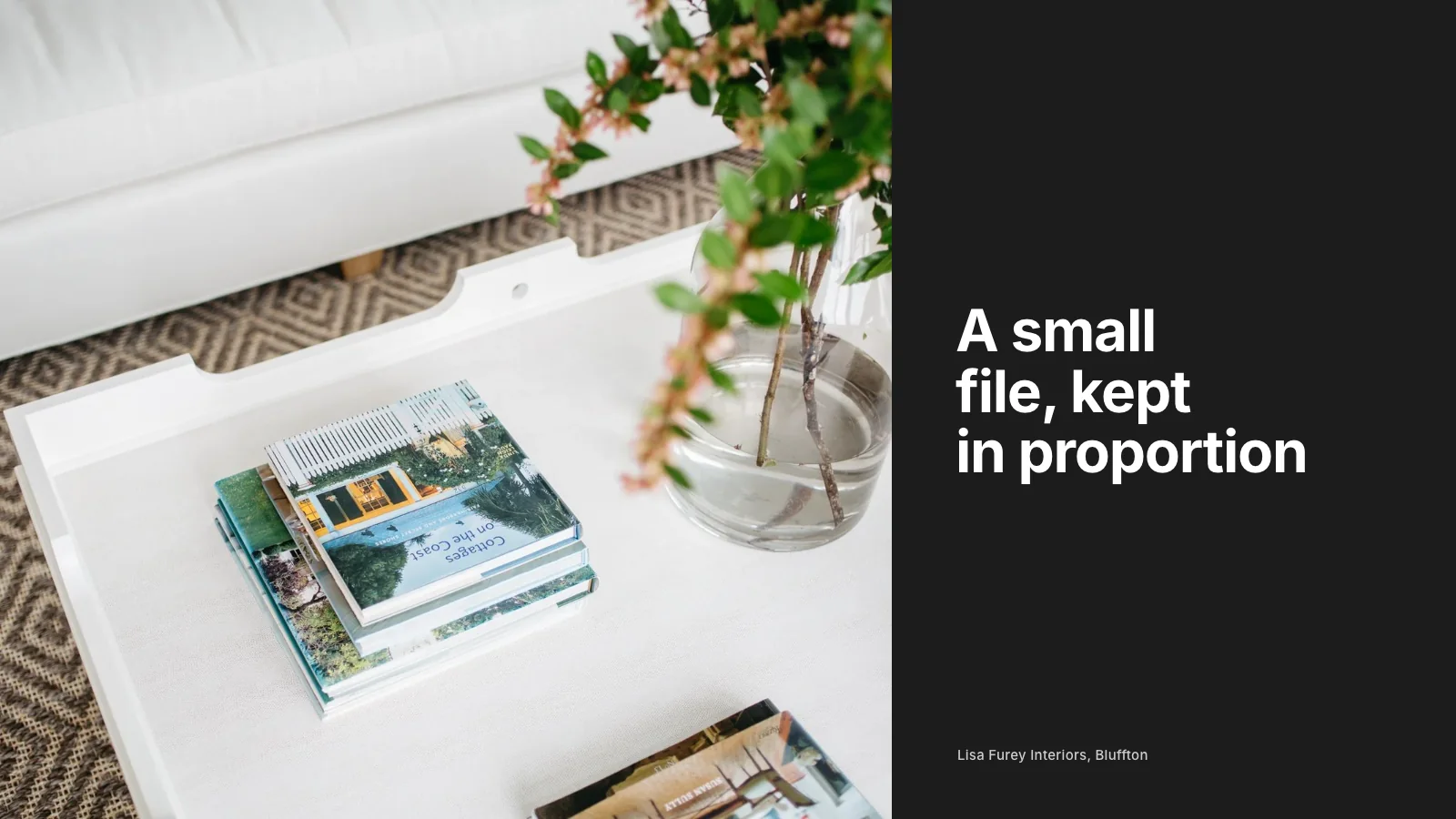 Simple text file listing a design studio's key pages for AI tools