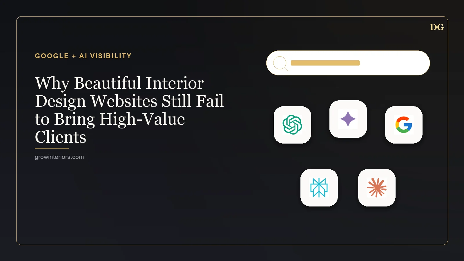 Why Beautiful Interior Design Websites Still Fail to Bring High-Value Clients