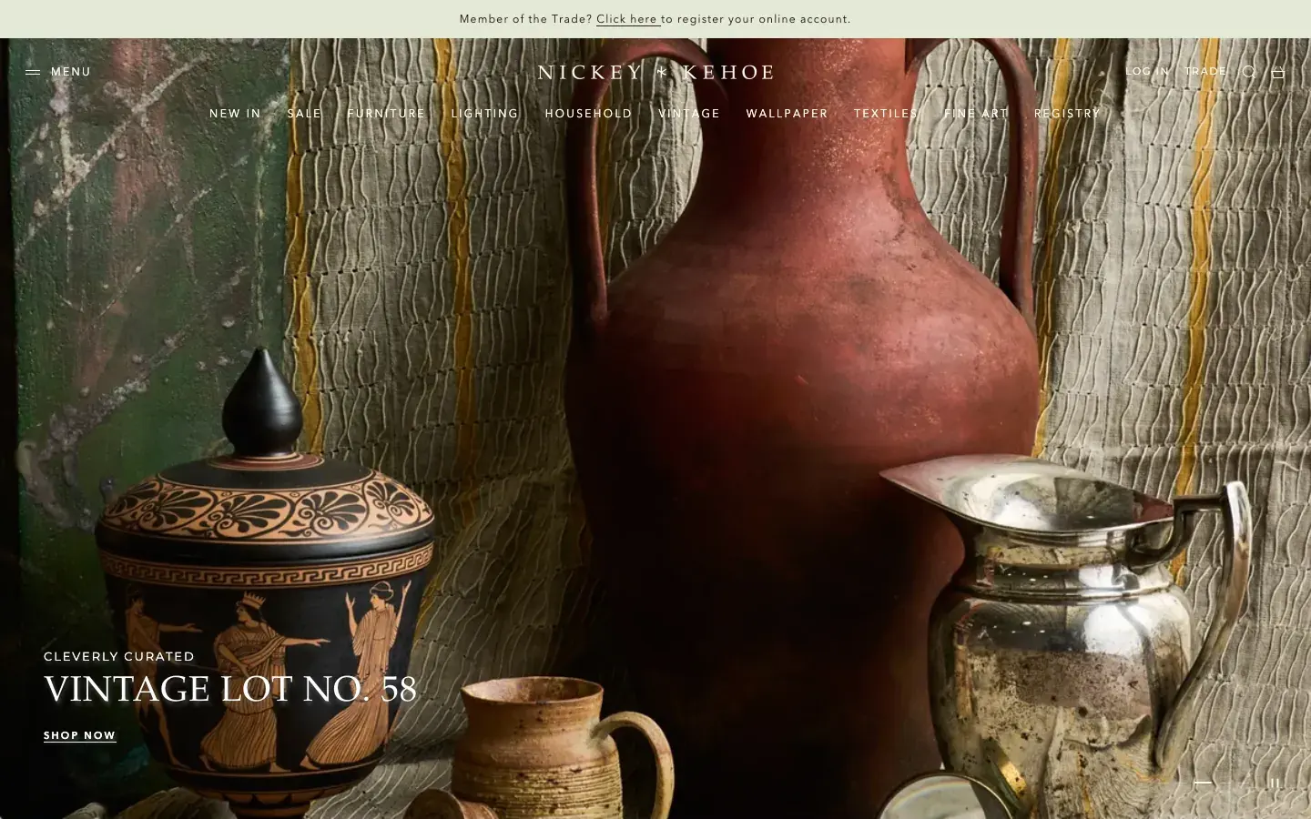 Nickey Kehoe website, home page
