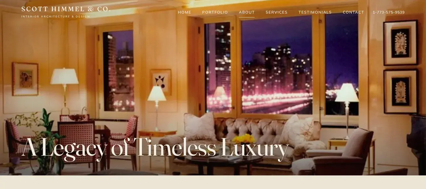 Scott Himmel & Co. website, about page